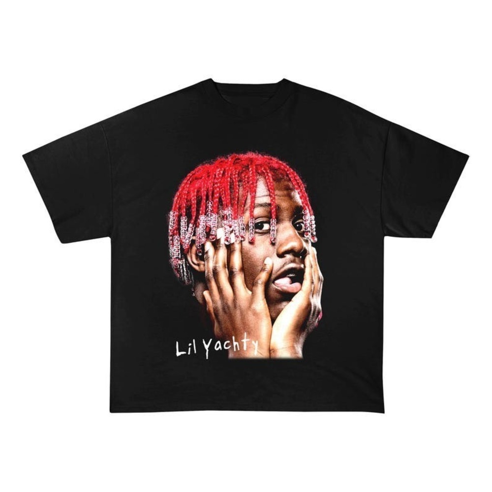 Lil Yachty ShirtWhite Rap Tee Hip Hop Graphic Print T-Shirt